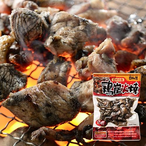 送料無料 宮崎名物 鶏炭火焼 100g 10個セット 1個当たり367円(税込) 真空パック そうざい 焼鳥 焼き鳥 鳥の炭火焼 珍味 おつまみ 家飲み 常温保存 虎S｜whisky｜02