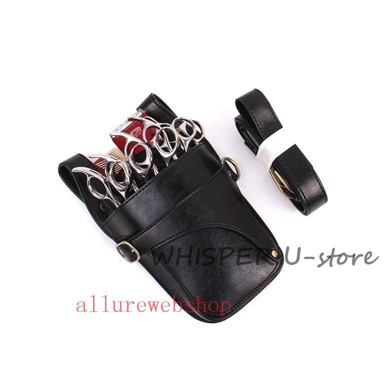 シザーケース 美容師 トリマー カット用品 3way 本革 牛革 シザー
