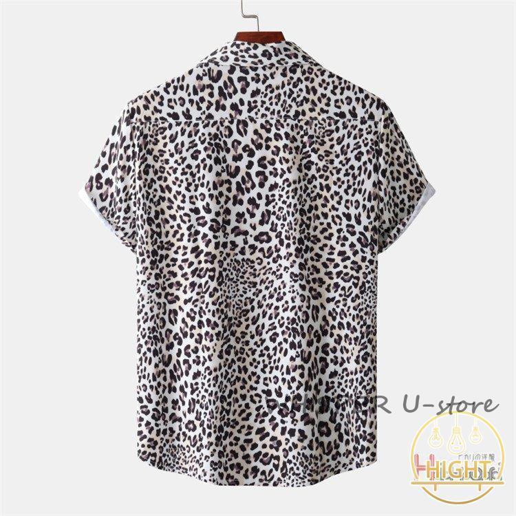 Aries 開襟シャツ ピンクレオパード 定価30,000円位 TOKYO 23 Leopard Open Collar Shirt BEIGE （トウキョウ 23