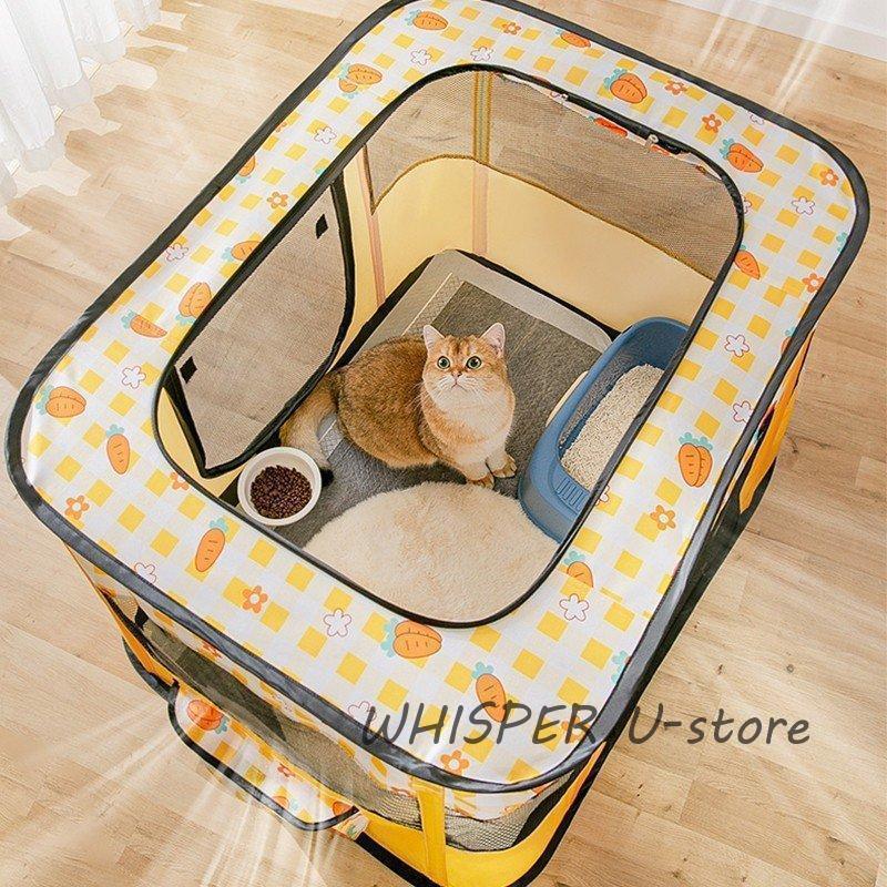 ペットサークル 折りたたみ式 テント 犬/猫/ウサギ用 全3色 持ち運び