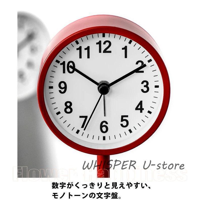 時計 おしゃれ 目覚まし時計 置き時計 卓上 時計 かわいい 置き型 北欧 インテリア 雑貨 シンプル ミニ 卓上 時計 置き型時計 インテリア時計 目覚まし 時計｜whisperu｜04