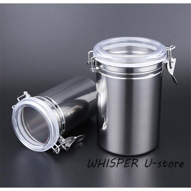 キャニスター お茶入れ コーヒー豆保存容器 密封缶 雑貨 円筒型 密封