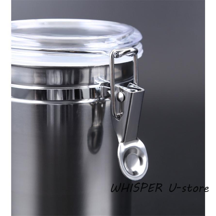 キャニスター お茶入れ コーヒー豆保存容器 密封缶 雑貨 円筒型 密封