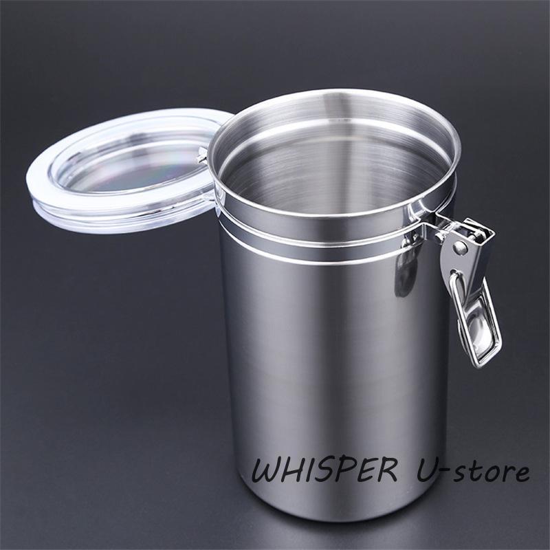 キャニスター お茶入れ コーヒー豆保存容器 密封缶 雑貨 円筒型 密封