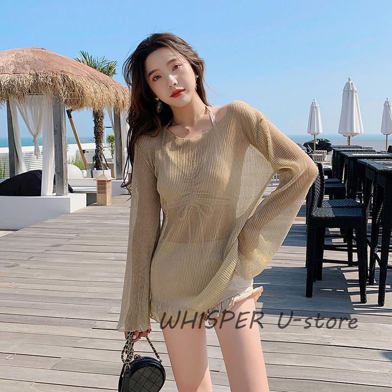 休日休日水着 レディース ビキニ 3点セット セパレート おしゃれ セクシー 水着セット 体型カバー ママ水着レース 透け 夏 海 ビーチ 水陸両用 着痩せ 水着 水着 フレアスリーブハイウエストビキニ 水着 S0919
