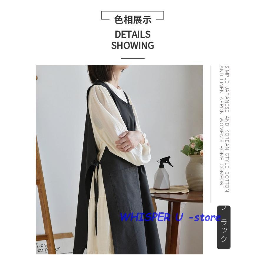 2Wayエプロン ドレスエプロン レディースワークエプロン ロング