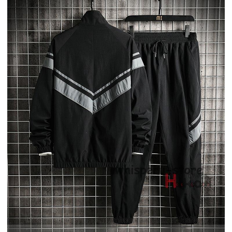 コーチジャケット 上下セット メンズ 秋服 セットアップ ジャケット