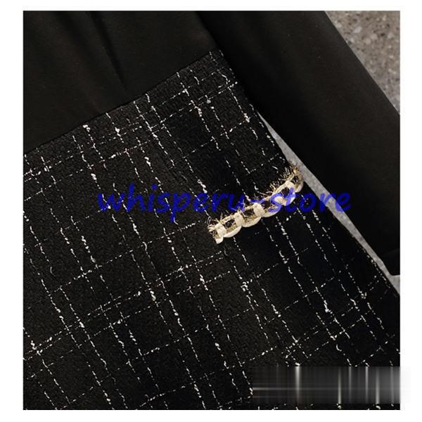 ツイードジャケット ワンピス フォーマル入学式 卒業式 卒園式 ママ