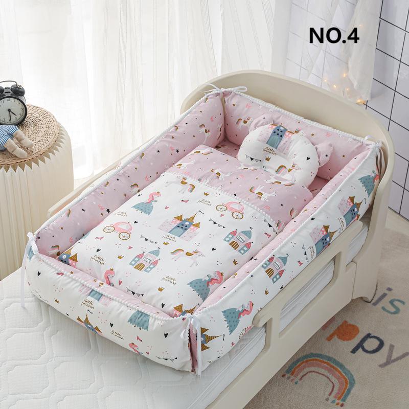 値下げ！再募集！美品！ベビーベッドと可愛い星柄の布団のセット