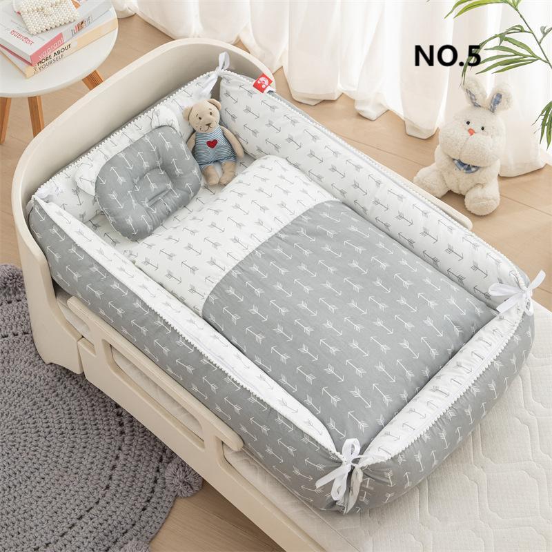 ベビー布団 ベビーベッド布団セット ベッドガード クーファン 枕付き