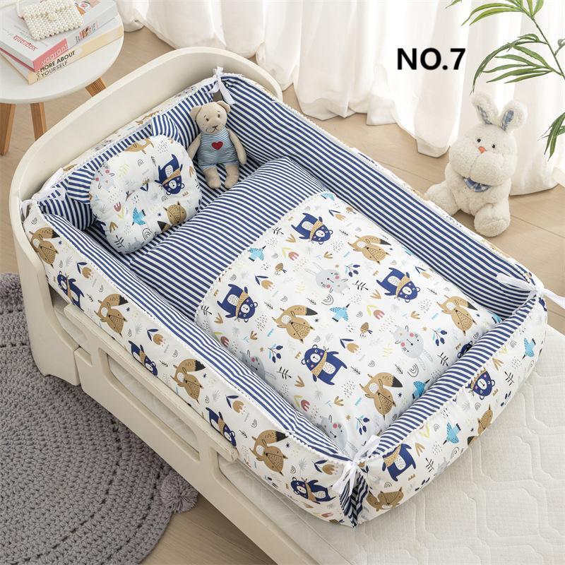 ベビー布団 ベビーベッド布団セット ベッドガード クーファン 枕付き