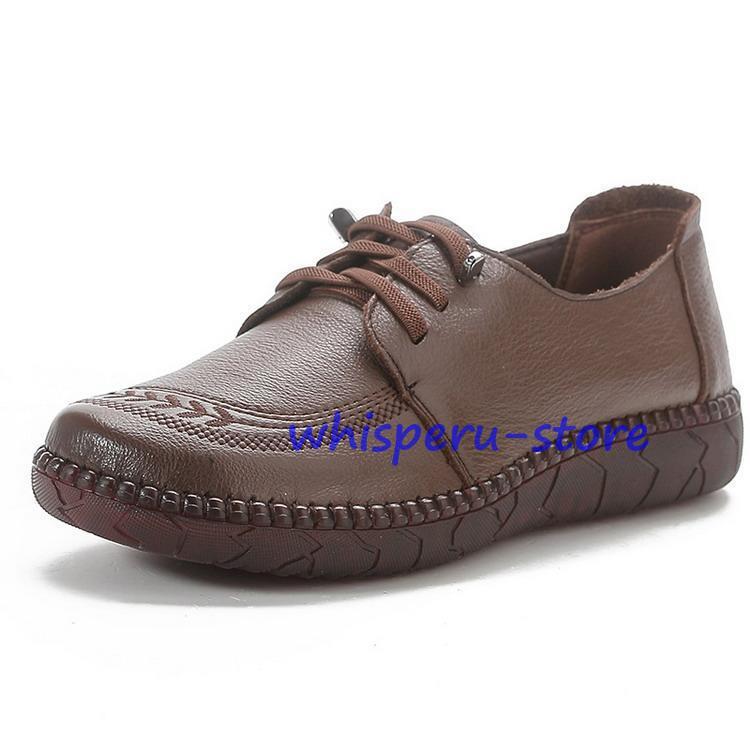 デッキシューズ レディース 牛革 本革 ぺたんこ やわらか フラット