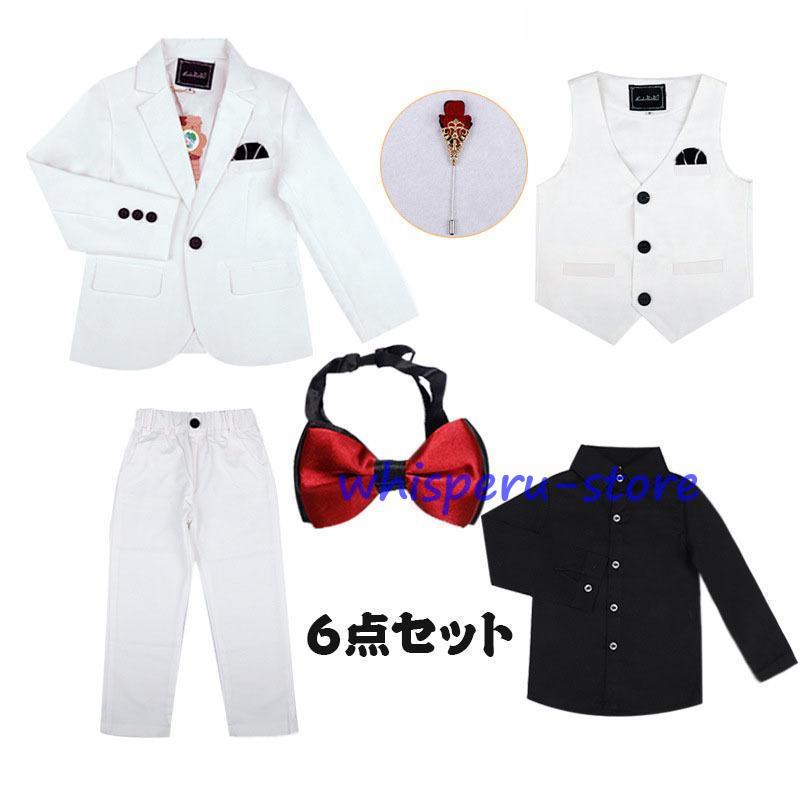 子供スーツ 男の子 おしゃれフォーマルスーツ  キッズ 紳士服 入学式 卒業式 七五三 初節句 お宮参り結婚式 発表会 冠婚葬祭 タキシード 子ども服 ジュニアの画像