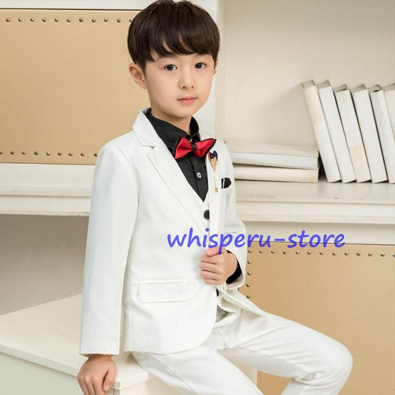 子供スーツ 男の子 おしゃれフォーマルスーツ  キッズ 紳士服 入学式 卒業式 七五三 初節句 お宮参り結婚式 発表会 冠婚葬祭 タキシード 子ども服 ジュニアの画像