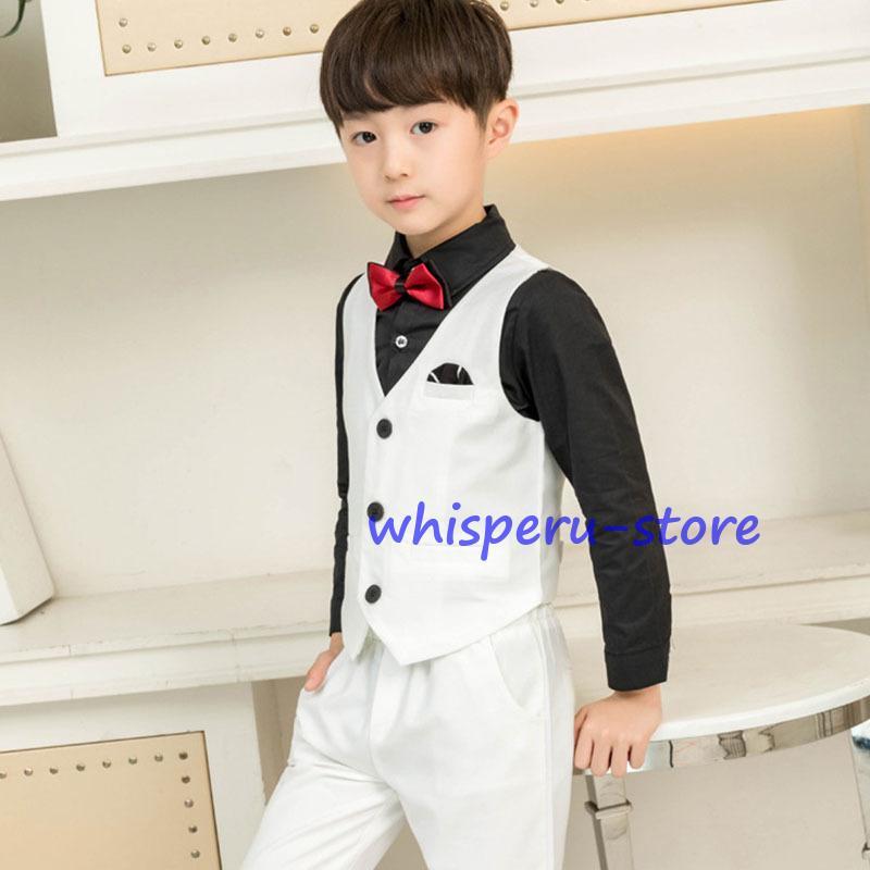 子供スーツ 男の子 おしゃれフォーマルスーツ  キッズ 紳士服 入学式 卒業式 七五三 初節句 お宮参り結婚式 発表会 冠婚葬祭 タキシード 子ども服 ジュニアの画像