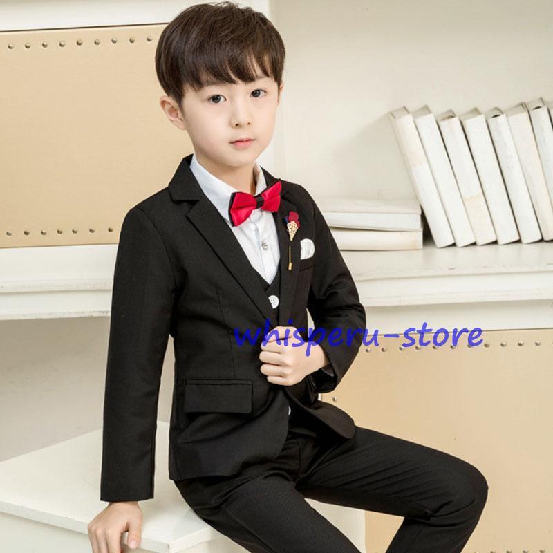 子供スーツ 男の子 おしゃれフォーマルスーツ  キッズ 紳士服 入学式 卒業式 七五三 初節句 お宮参り結婚式 発表会 冠婚葬祭 タキシード 子ども服 ジュニアの画像