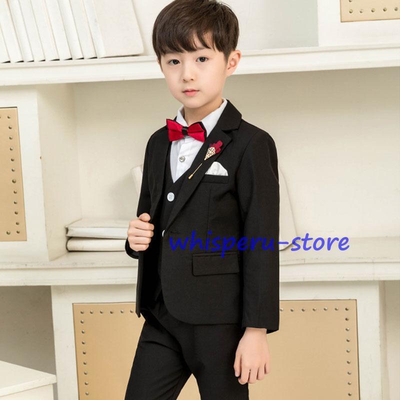 子供スーツ 男の子 おしゃれフォーマルスーツ  キッズ 紳士服 入学式 卒業式 七五三 初節句 お宮参り結婚式 発表会 冠婚葬祭 タキシード 子ども服 ジュニアの画像