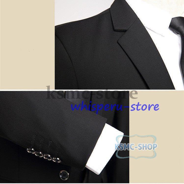 ビジネススーツ メンズ 大きいサイズ 3ピーススーツ スーツセット 冬