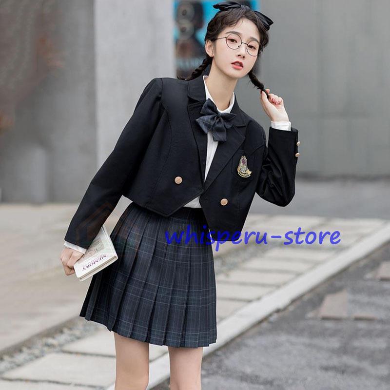 卒業式服超人気スクールチェックスカート高品質 正統派 制服 女子高生 