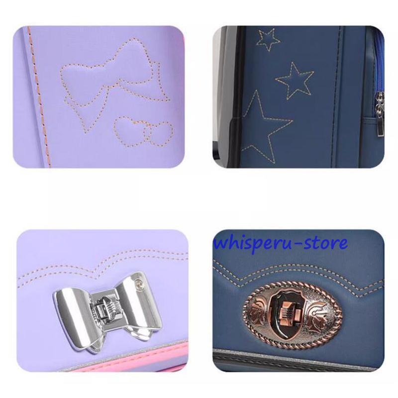 ランドセル 女の子 小学生通学カバン 高級人工皮革 反射材 刺繍  