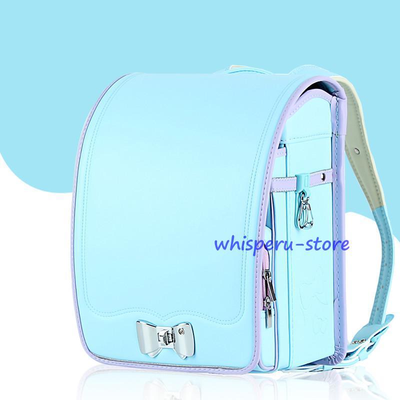 ランドセル 女の子 小学生通学カバン 高級人工皮革 反射材 刺繍  