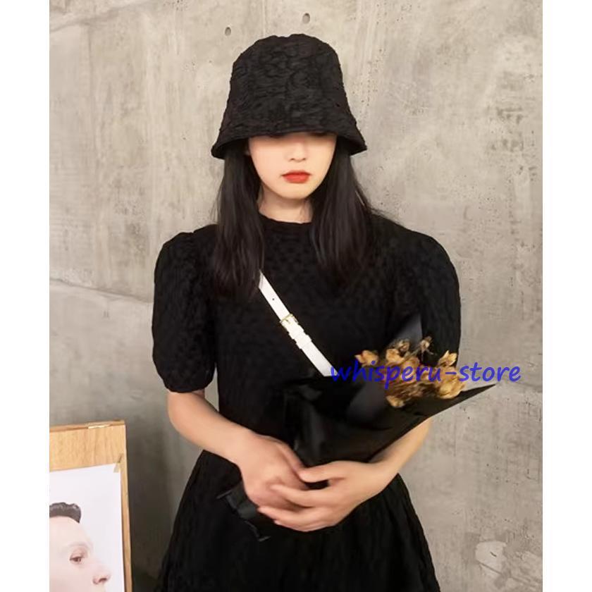 ハット バケハ バケットハット 帽子 ジャガード レディース かわいい 韓国ファッション / ジャガードバケットハット｜whisperu｜12