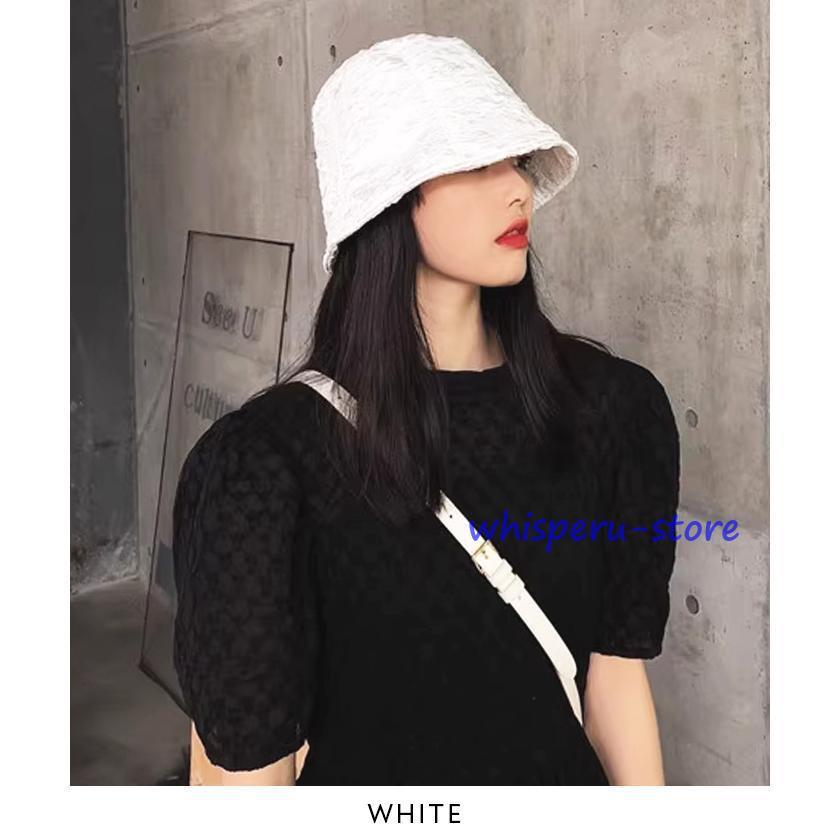 ハット バケハ バケットハット 帽子 ジャガード レディース かわいい 韓国ファッション / ジャガードバケットハット｜whisperu｜02