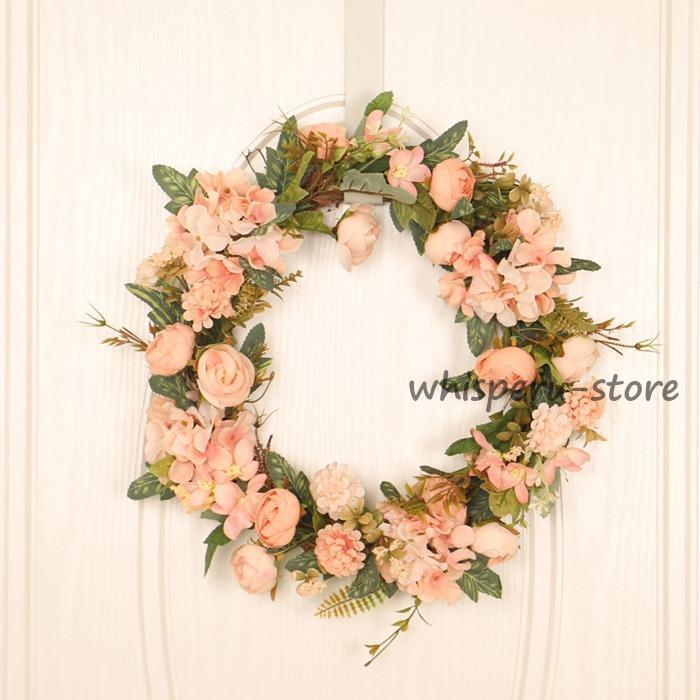 プリザーブドフラワー 母の日 リース 玄関 飾り ドライフラワー