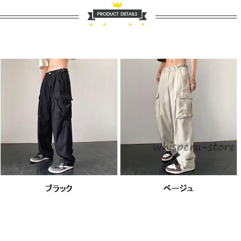 パンツ カーゴパンツ マルチポケット ルーズカーゴパンツ メンズ