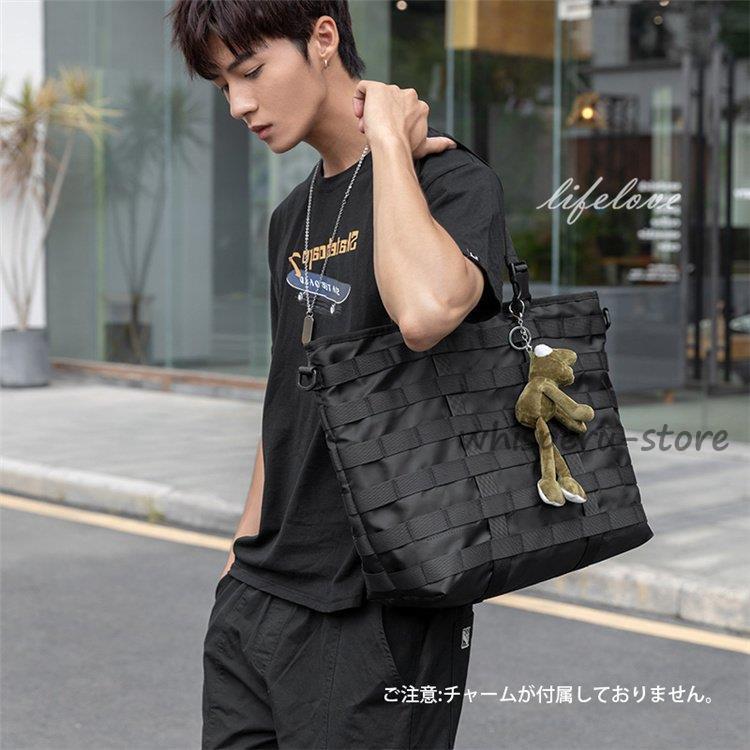 トートバッグ メンズ ビジネス 2way ショルダーバッグ 大きめ ナイロン