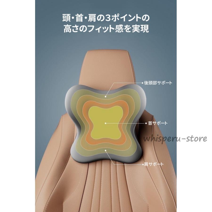 車 クッション セット ラテックス 首枕 背もたれ 腰枕 ネックパッド