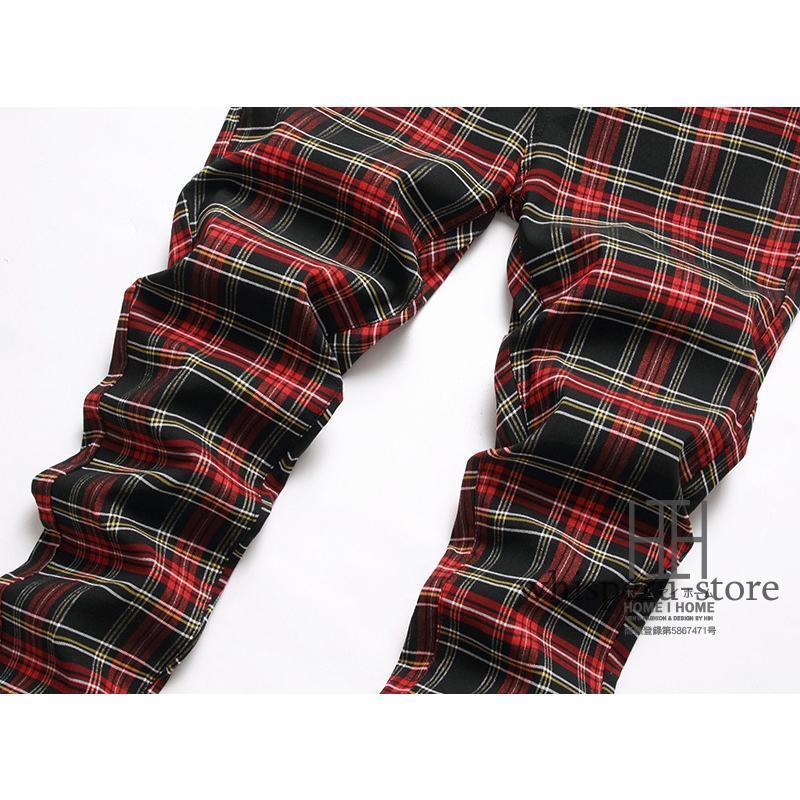 ストレッチパンツ メンズ チノパン チェック柄 紳士服 スリムチノパン ストレッチ 細身 スーツビジネス スラックス ボトムス カジュアル 通勤ウェア 春 夏 秋