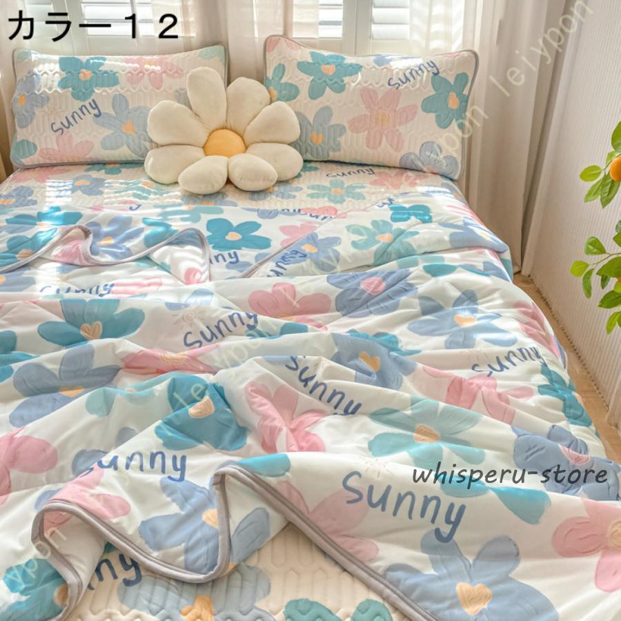 肌掛け布団 夏用 敷きパッド かけ布団 キルトケット 洗える 夏布団