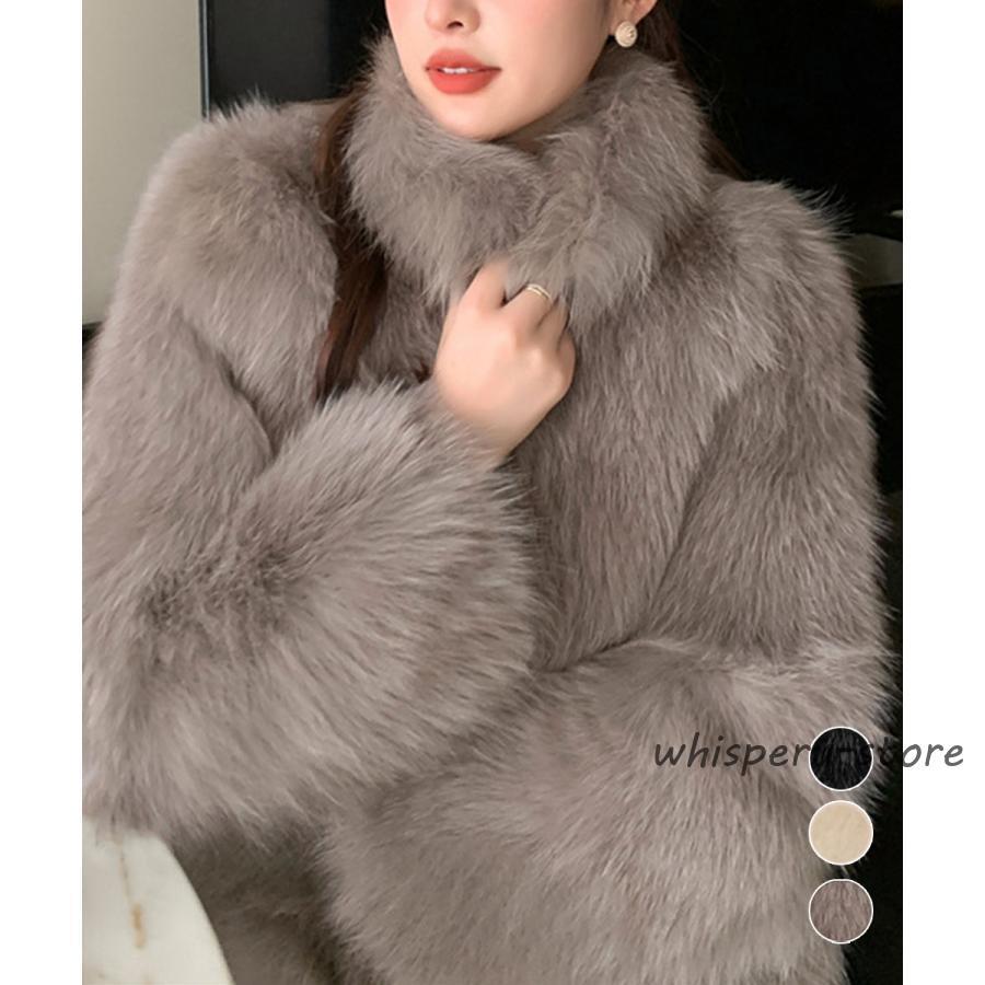 フェイクファージャケット ファーコート冬 : WHISPER U - 通販 - Yahoo