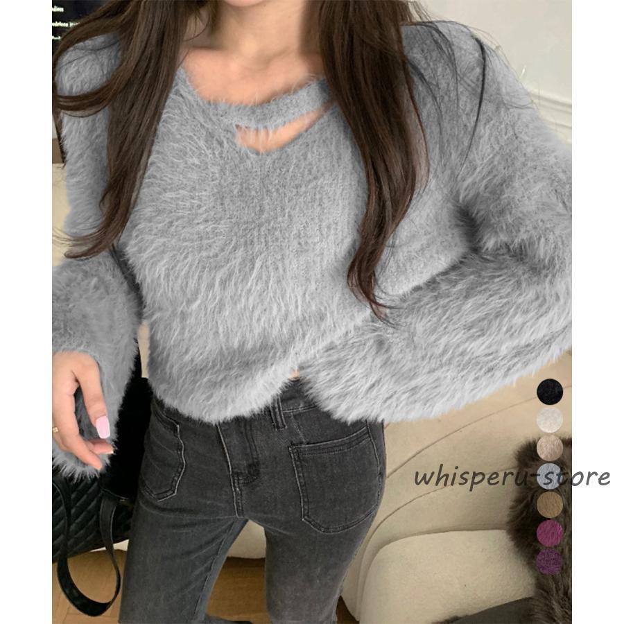 Gypsohila クロップド丈長袖ニット Gypsohila クロップド丈長袖ニット Gypsohila クロップド丈長袖ニット