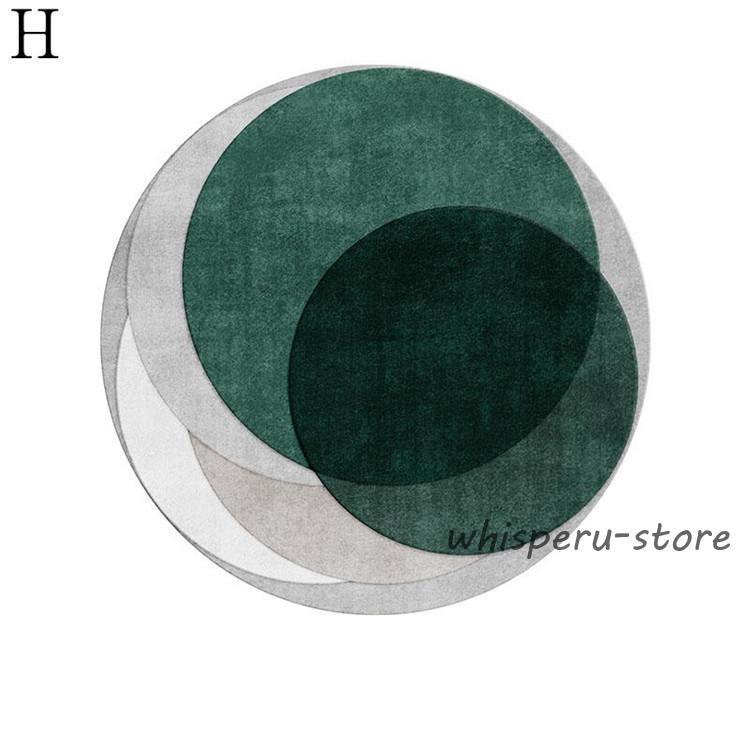 北欧 ラグマット 円形 丸型 カーペット リビングマット オールシーズン 9柄から選べるラグ おしゃれ ins 絨毯 洗える 滑り止め 厚手 大面積 80-300cm