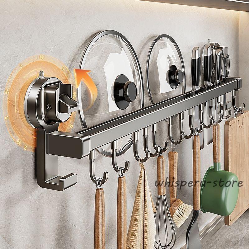 キッチンツールフック 強力 吸盤 可動式フック 壁掛け キッチン お風呂