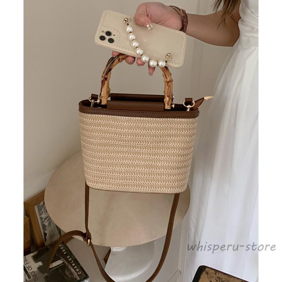 かごバッグ ミニスクエアバッグ 2WAY : WHISPER U - 通販 - Yahoo