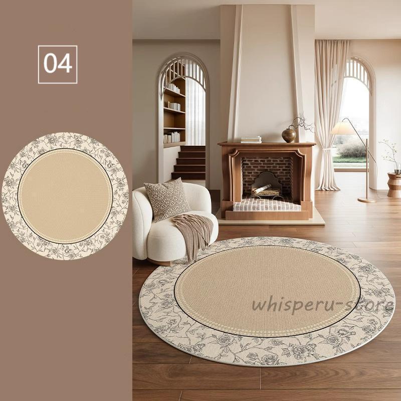 円形カーペット ラグ 円形 ラグマット おしゃれ 2畳 ペルシャ柄