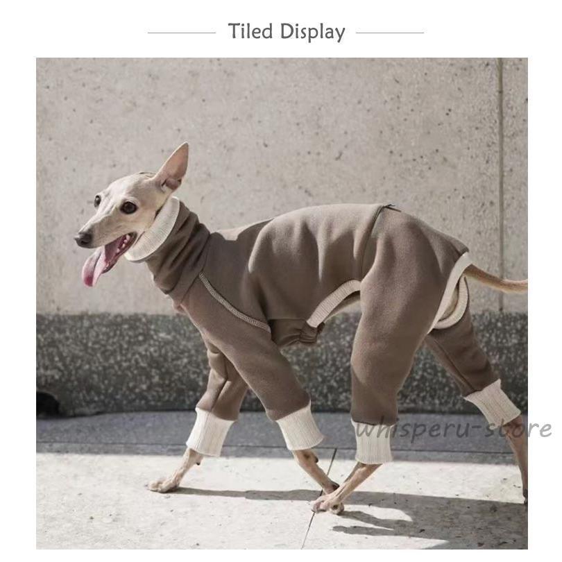 イタグレ服 吸湿 抗菌 防臭 ロンパース 犬服 フリース 伸びがいい 速乾