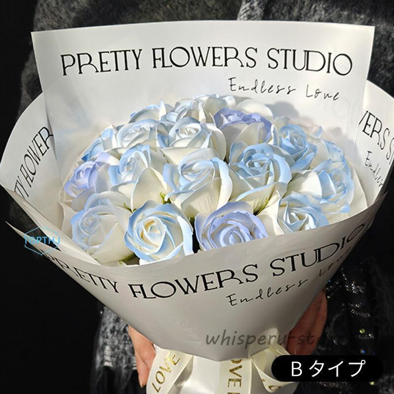 ソープフラワー 花束 ブーケ プレゼント ギフト バラ フラワーソープ