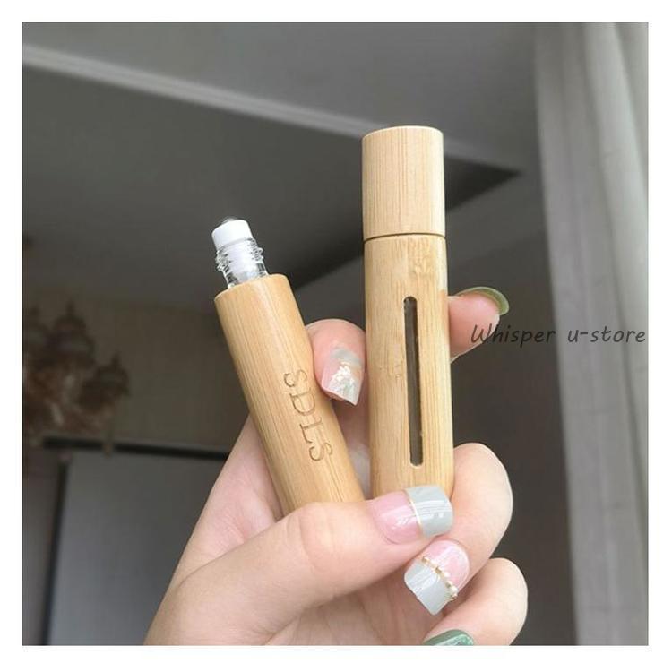 2本セット】アトマイザー ロールオン 香水 5ml 10ml ナチュラル 高級感