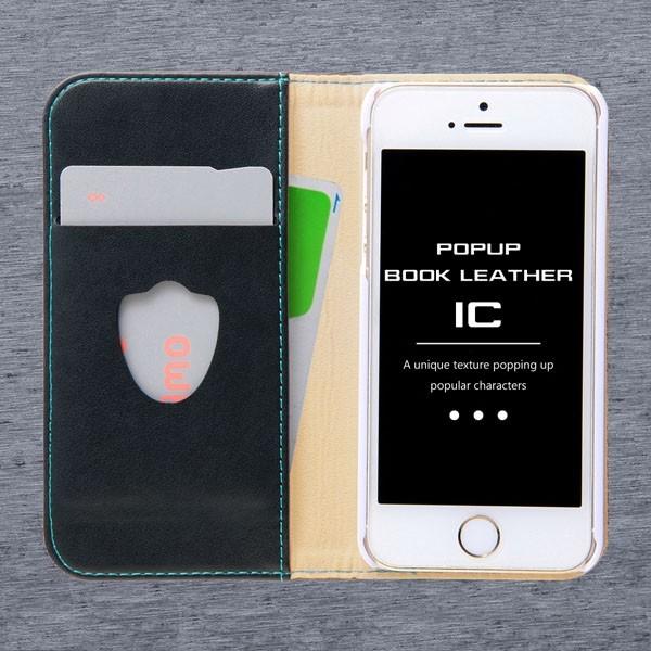 Iphonese Iphone5s Iphone5 ディズニー カバー ケース 手帳型 レザー 革 保護 カード入れ ポケット付き 収納 可愛い かわいい ポップ d ケース フィルムのwhitebang 通販 Yahoo ショッピング