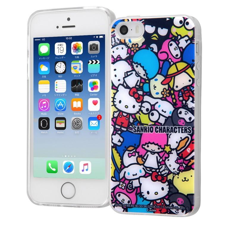 Iphone Se 5s 5 ケース サンリオ Tpuケース 背面パネル サンリオキャラクターズ 2 ケース フィルムのwhitebang 通販 Yahoo ショッピング