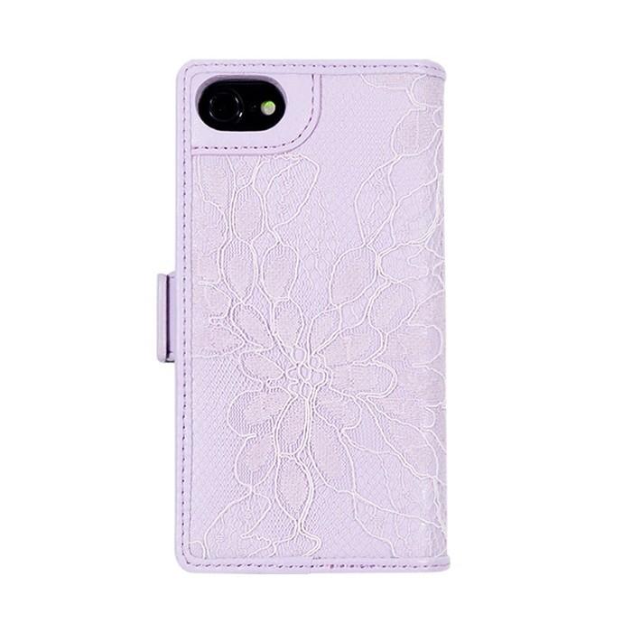 Iphone8 Iphone7 ケース 手帳型 Dazzlin ダズリン Lace Docking ラベンダー アイフォン8 母の日 Ab 1007 Ip67 Lvdr ケース フィルムのwhitebang 通販 Yahoo ショッピング
