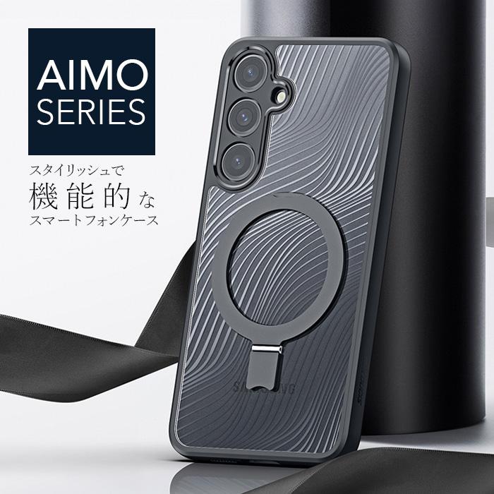 GalaxyS24 ケース 耐衝撃 クリア Magsafe ワイヤレス充電 スタンド TPU