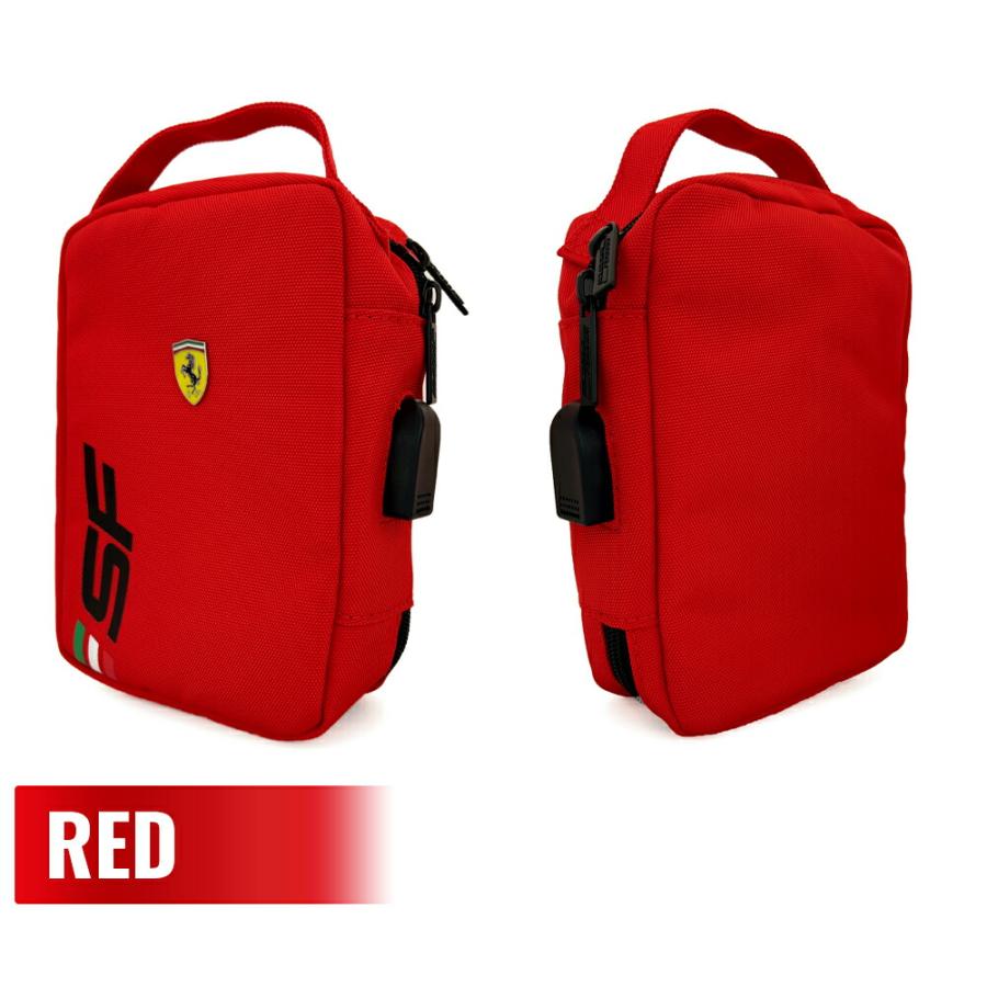 フェラーリ バッグ ロゴ Ferrari ハンドバッグ かばん チャック