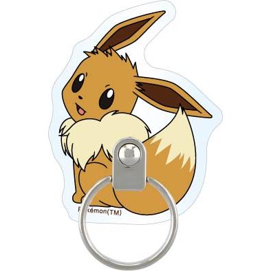 スマホリング ポケモン イーブイ マグネット 多機種対応 汎用 マルチ