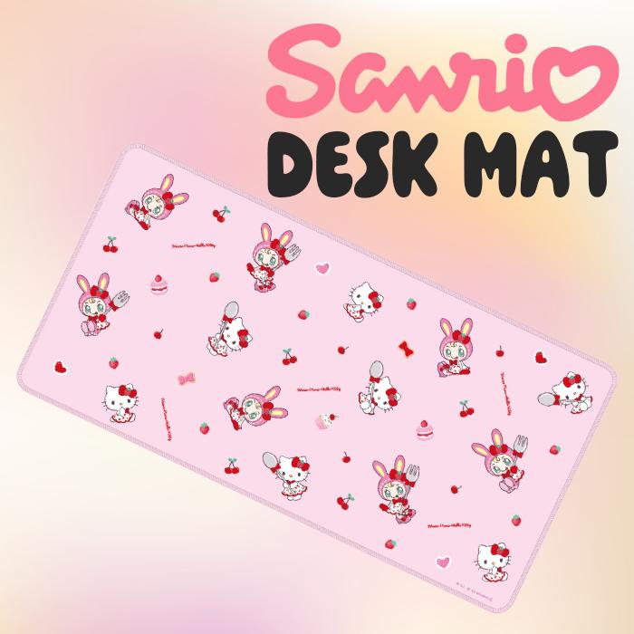 ハローキティ ベリエちゃん デスクマット 光学式マウス対応 サンリオ