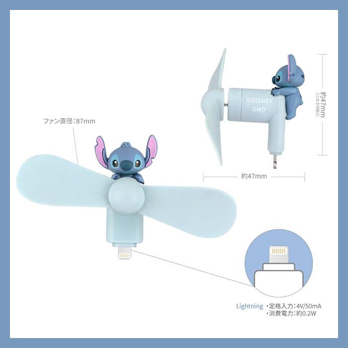 スティッチ ミニクールファン ミニ 扇風機 ディズニー STITCH